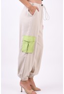 Pantaloni Dama Vero Moda Vmbetina Mw Beige